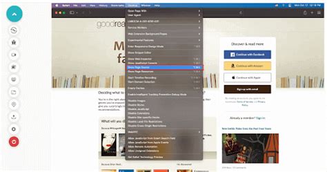 how to get html code from website safari