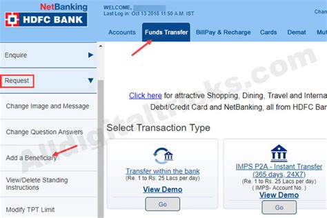 how to get ifsc code hdfc netbanking
