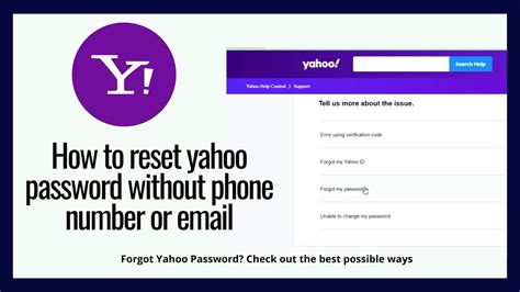 how to get in my yahoo email without phone number