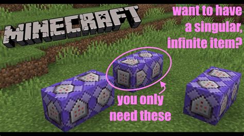 how to get infinite items in minecraft