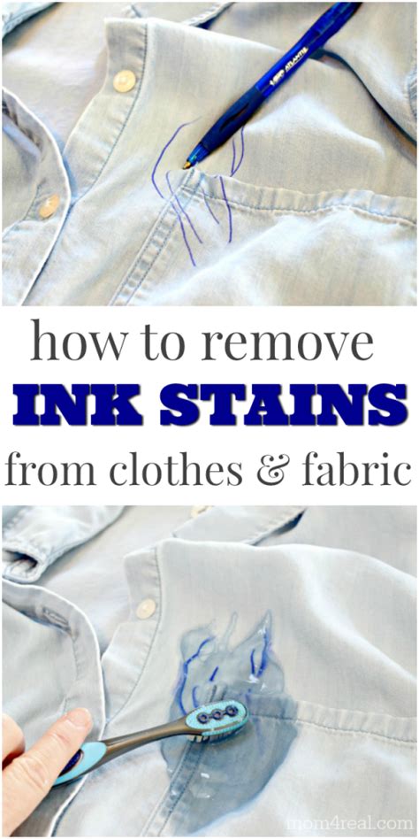 how to get ink out of fabric