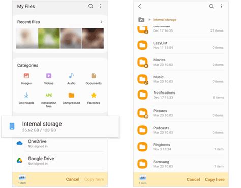 how to get internal storage folder path in android