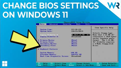 how to get into advanced bios settings