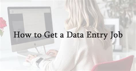 how to get into data entry jobs reddit