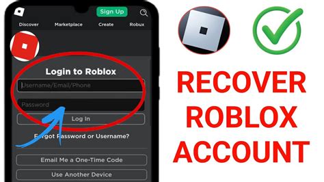 how to get into old roblox account without email or phone number