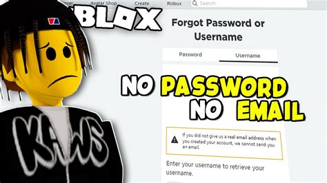 how to get into your old roblox account if you forgot your password