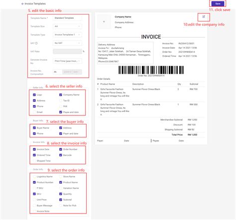 how to get invoice from shopee app