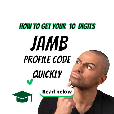 how to get jamb profile code easily