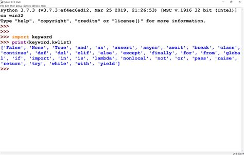 how to get keyword list in python
