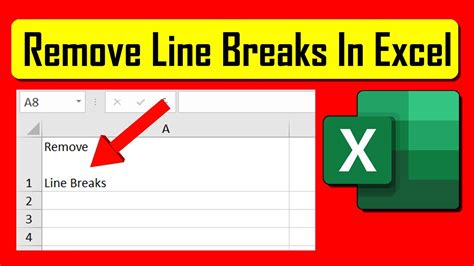 how to get line break in excel cell
