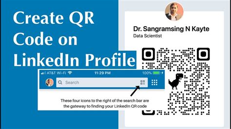 how to get linkedin account qr code