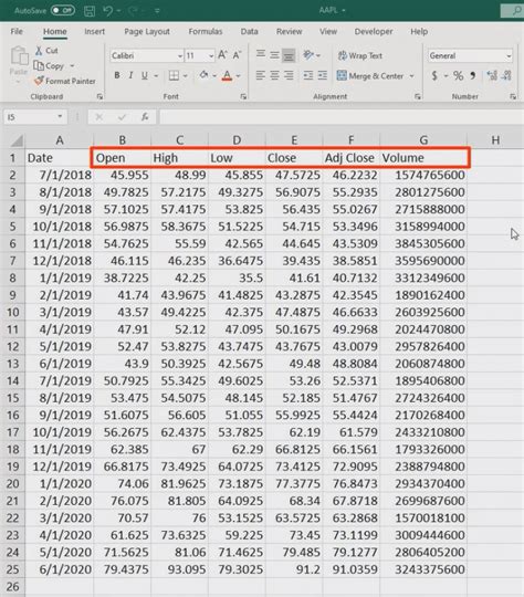 how to get live data from yahoo finance in excel