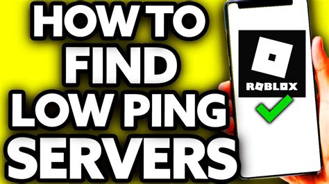 how to get low ping roblox servers