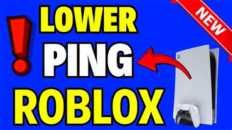how to get lower ping in roblox ps5