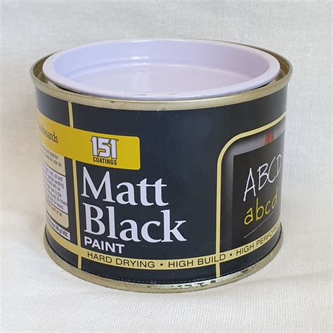 how to get matte black paint