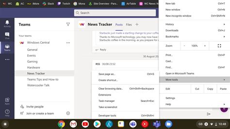 how to get microsoft teams on chromebook