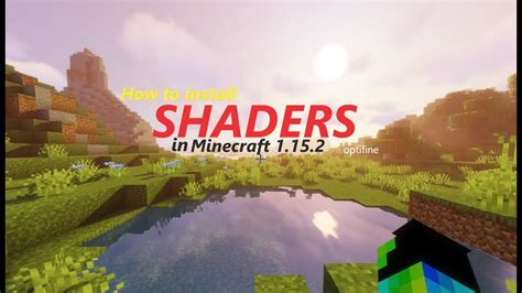 how to get minecraft java edition shaders