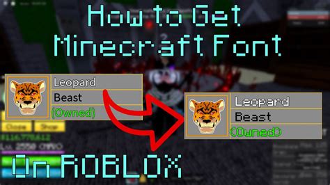 how to get minecraft text on roblox mobile