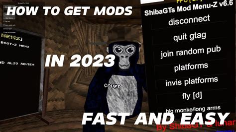 how to get mods in gorilla tag with a pc 2024