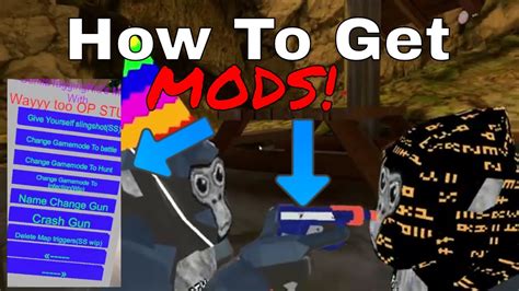 how to get mods on gorilla tag for free