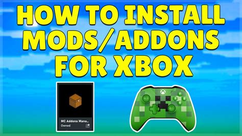 how to get mods on minecraft bedrock xbox 2025