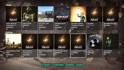 how to get mods on ps4 for fallout