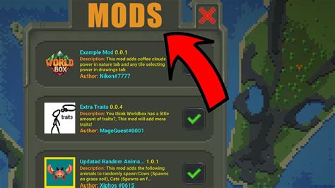 how to get mods on worldbox pc
