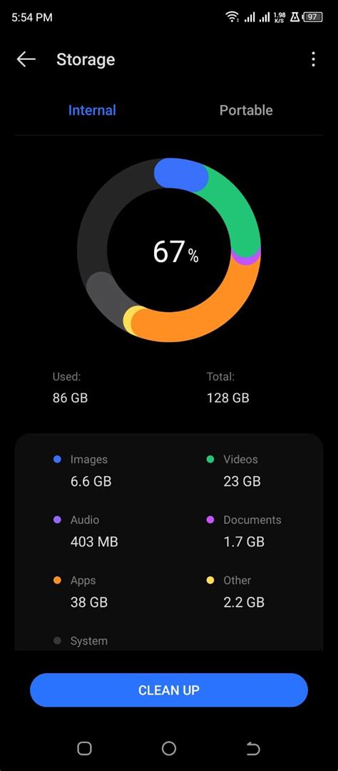 how to get more internal storage on android phone