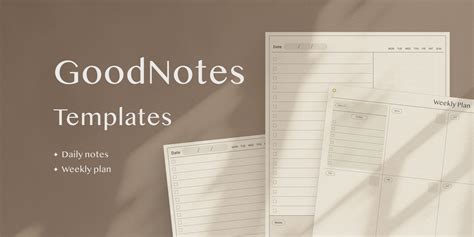 how to get more templates on goodnotes