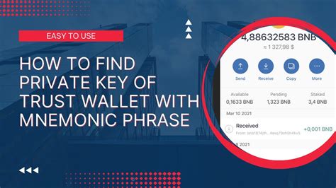 how to get my key phrase on trust wallet