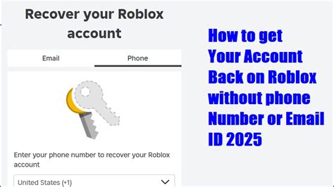 how to get my old roblox account back without email or phone number