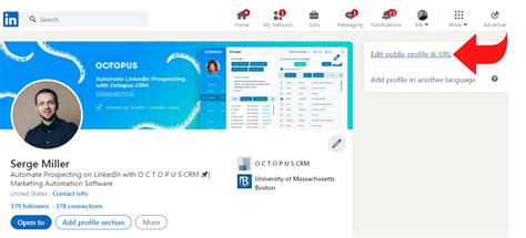 how to get my short linkedin url