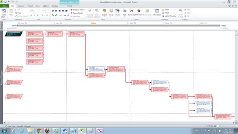 how to get network diagram in ms project