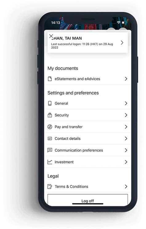 how to get notifications on hsbc app