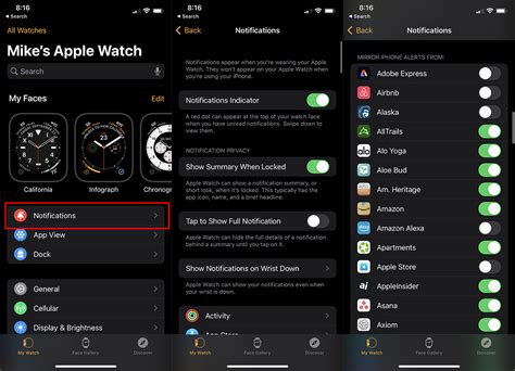 how to get notifications on my apple watch