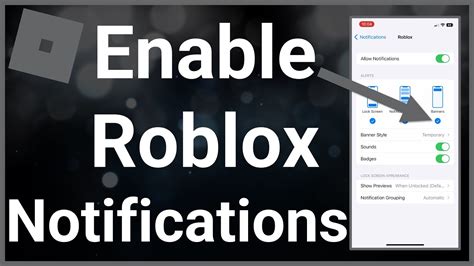 how to get notifications on roblox iphone