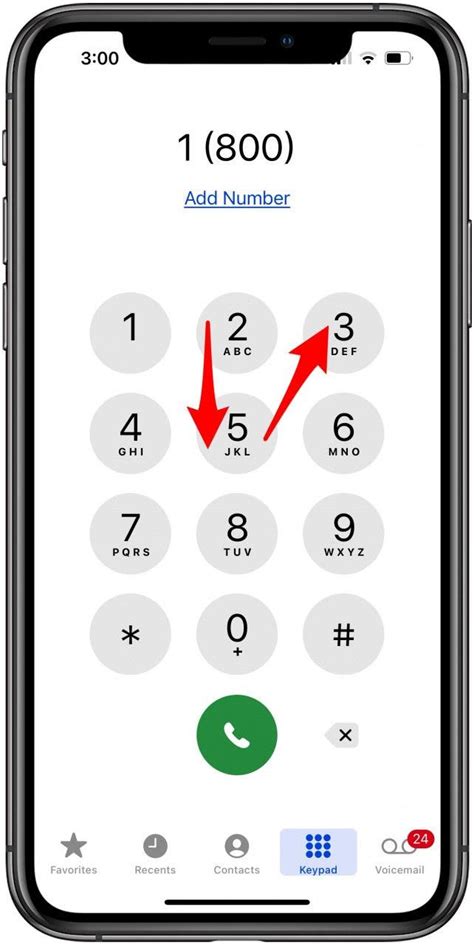 how to get number on iphone