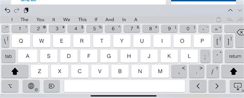 how to get numbers on top of keyboard ipad