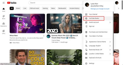 how to get on youtube browse features