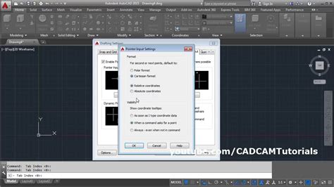 how to get origin in autocad