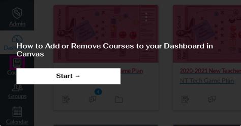 how to get out of a course on canvas