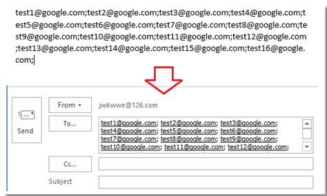 how to get outlook email address in excel