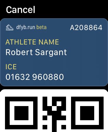 how to get parkrun barcode in apple wallet
