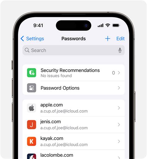 how to get passwords on iphone 14