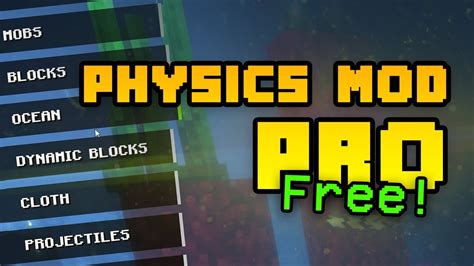 how to get physics mod pro on curseforge