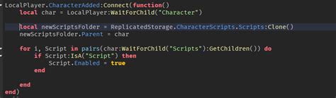 how to get player character in server script roblox
