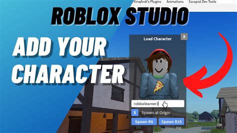 how to get player character roblox studio