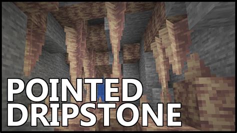 how to get pointed dripstone in minecraft skyblock