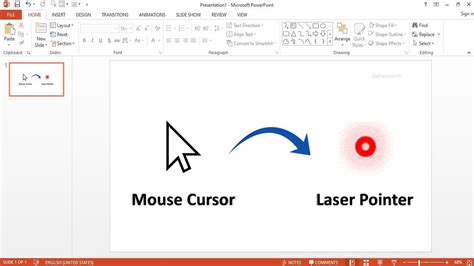 how to get pointer on powerpoint