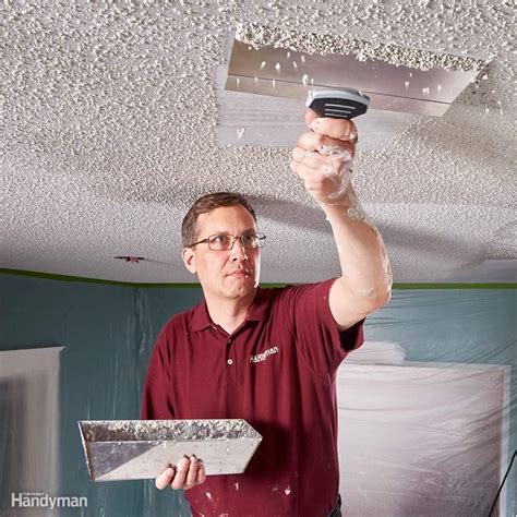 how to get popcorn ceiling off